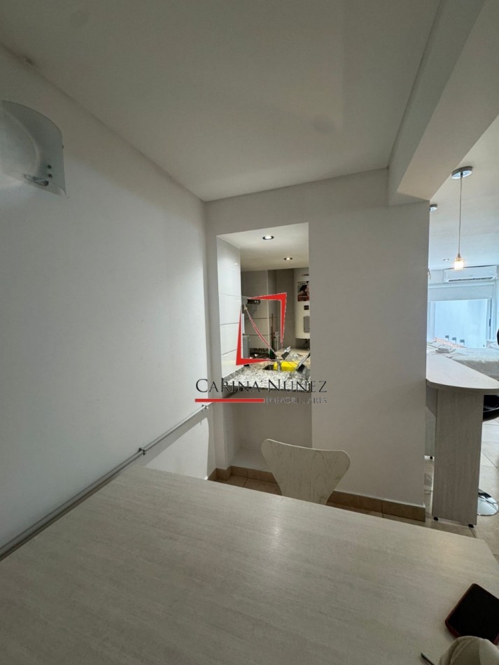 MONOAMBIENTE AMOBLADO CON PATIO EN PLANTA BAJA